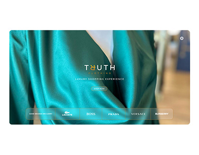 Truth Clothing E-Commerce Storefront