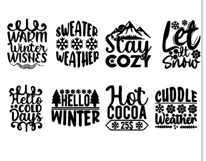 Winter SVG Design bundle