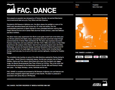 Fac Dance microsite