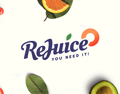 Project thumbnail - ReJuice Logo Design