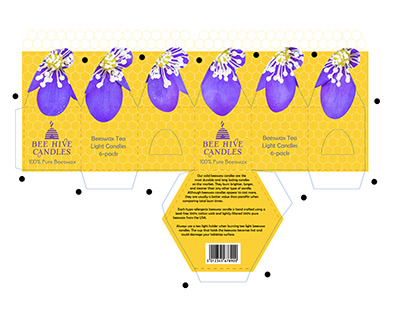 Bee Hive Candles Packaging