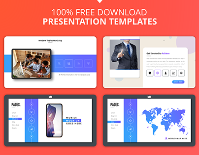 Free Download Presentation Templates! 100% Free for all