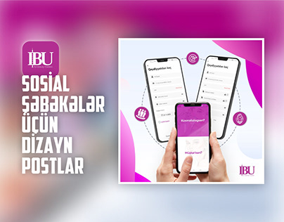 Design posters for "İBU" cosmetology company