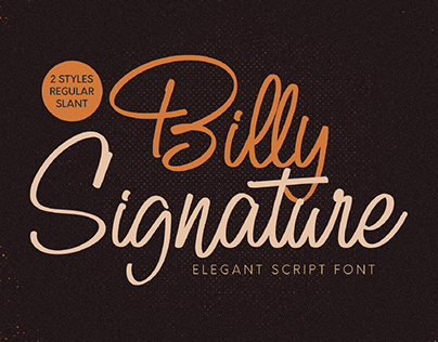 FREE | Billy Signature Elegant Script Font