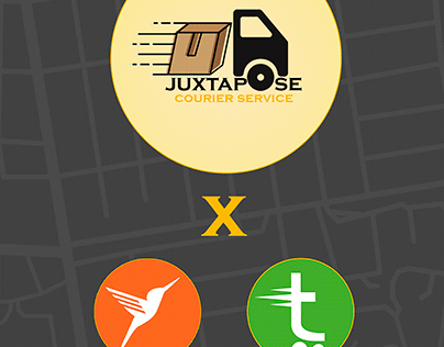 Juxtapose Logo and Flyers