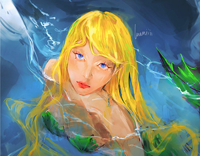 Mermaid sketches/Русалочка