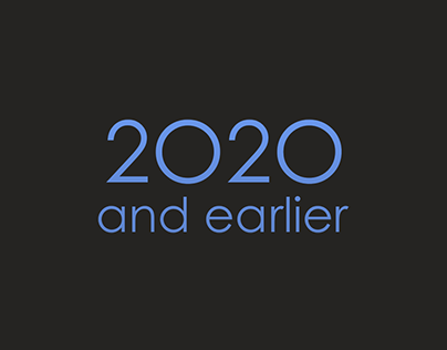 2020 and earlier artworks
