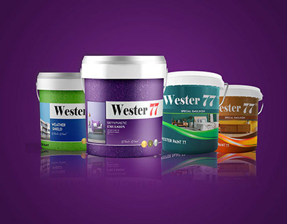 Wester 77 Paint Packaging Design
