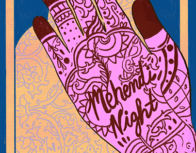 Mehendi Night Poster Design