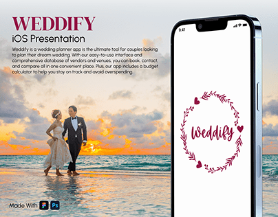 iOS Presentation - Weddify (Wedding Planner)