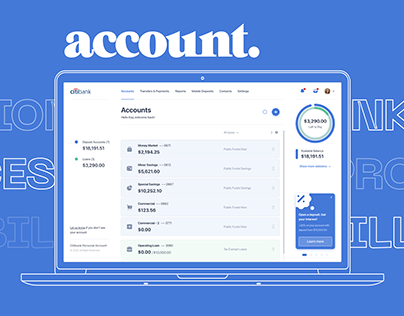Account — banking web app
