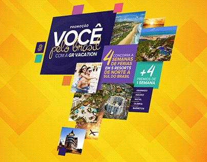 Campanha "Você pelo Brasil com a GR VACATION"
