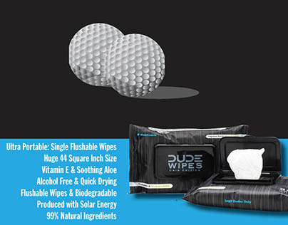 Advertising Scheme for Dude Wipes