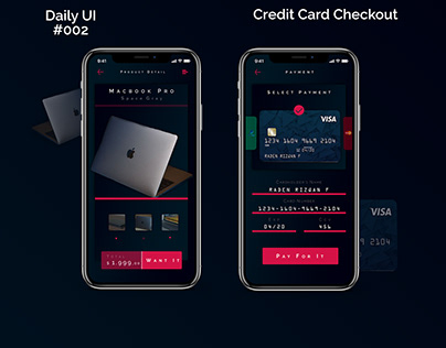 Credit Card Checkout - DailyUI #002