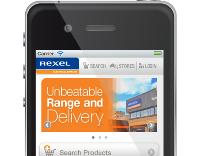 Rexel WebMobile - Graphics for Smart Phone Application