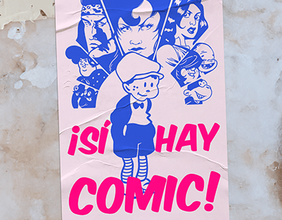 Afiche 100 años del Comic Colombiano