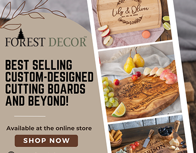 Best Selling Custom-Designed Cutting Boards
