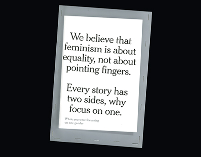 Feminism vs Equality - Book Design