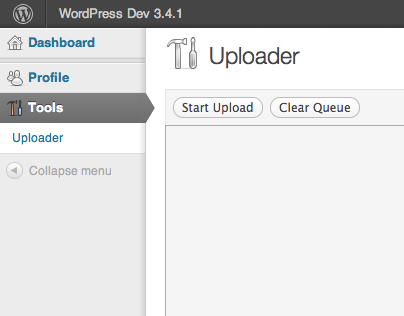 WordPress Uploader Plugin