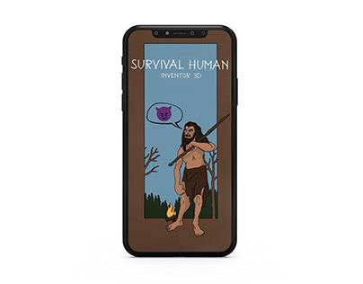 Survival Human Inventor 3D Banner