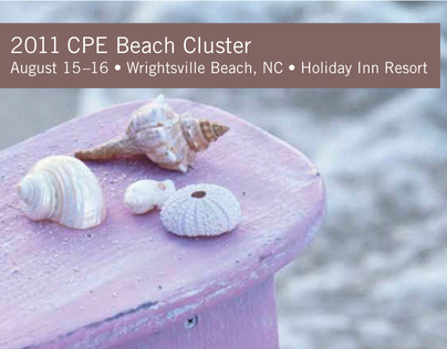 2011 NCACPA CPE Beach Cluster Brochure