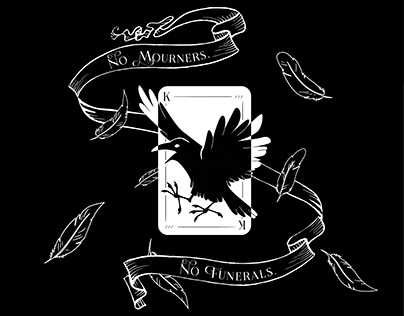 Six of Crows and Shadow & Bone Tote Bag Designs