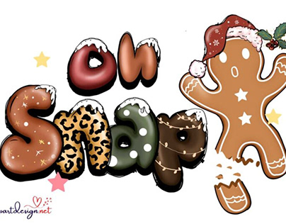 Oh Snap PNG Sublimation Cookie Man Gingerbread Man
