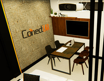 Interior da ConectLar - Video Showcase