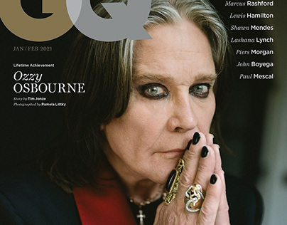 2021 Ozzy Osbourne x GQ UK Magazine