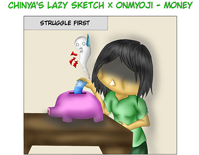 Chinya's Lazy Sketch x Onmyoji - money