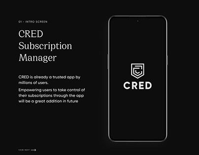 Cred Subscription manager