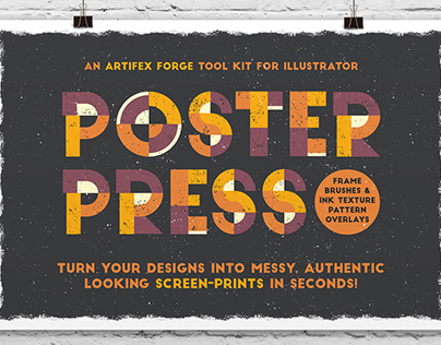 Poster Press Screen Print Creator By The Artifex Forge