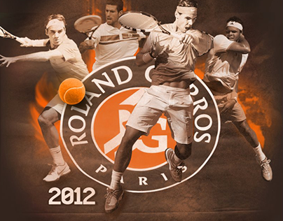 Visuel vintage Roland Garros