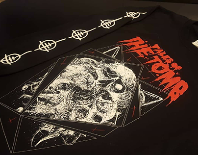 tshirt design for a great deathmetal band from edmonton