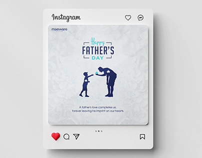Fathers Day social media post