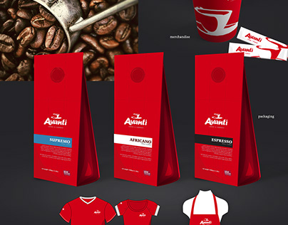 Avanti Coffee Rebranding
