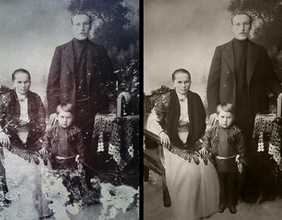 Restoration & reconstruction of old photos