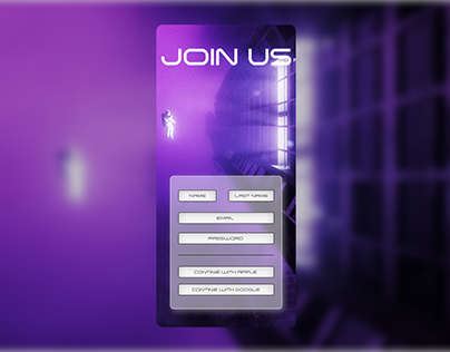 Project thumbnail - Sign up design