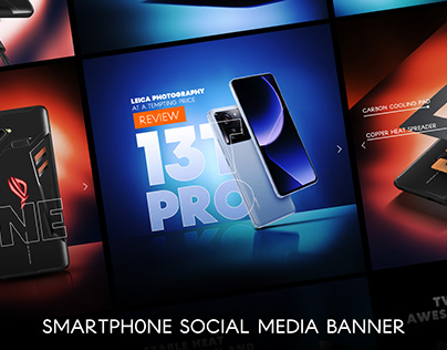 Smartphone Social Media Banner