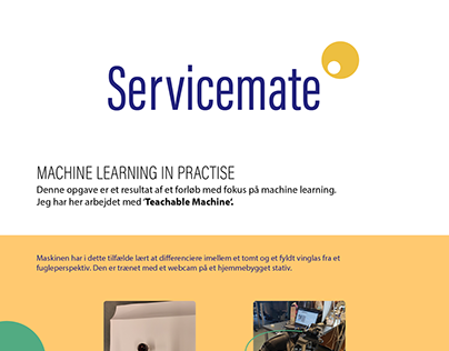 Servicemate- et Machine Learning projekt