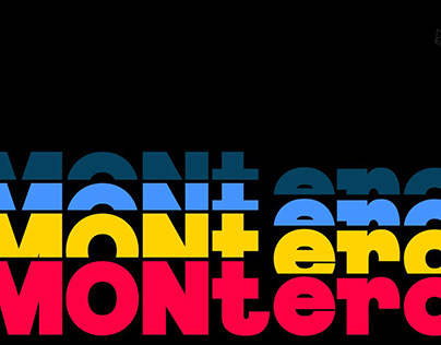 Montero Display Typeface
