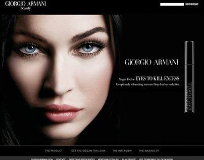 Armani - Megan Fox 'Eyes to Kill'