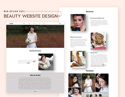 Website Design for Beauty Salon
