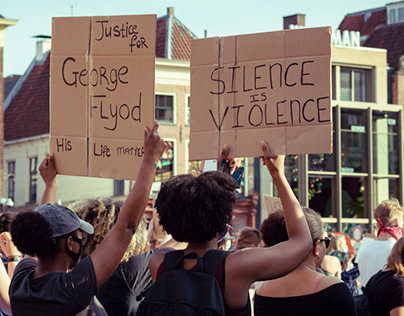 Anti black violence protest, Groningen