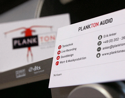 Plantkon Audio - Logo-Design & Visitenkarten