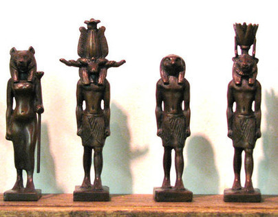 Custom Bronze Replicas of Egyptian Gods and Goddesses