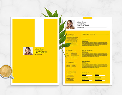 Clean Resume & Cover Letter Layout