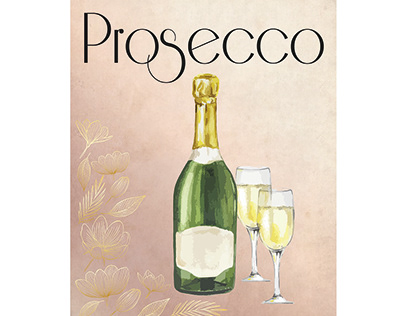 Project thumbnail - Vintage Prosecco Poster