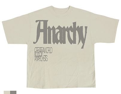 "ANARCHY" T-SHIRT COLLECTION CONCEPT