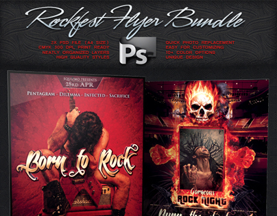 Rockfest Flyer Bundle Vol.3